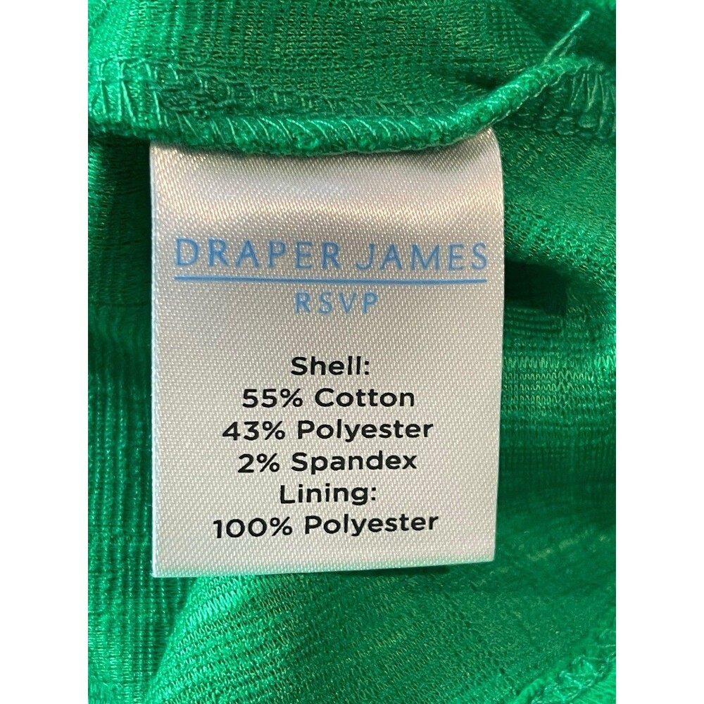 Draper James Kelly Green Short Sleeve Pullover Pocketed Textured Skater Dress 3x - Picture 7 of 15